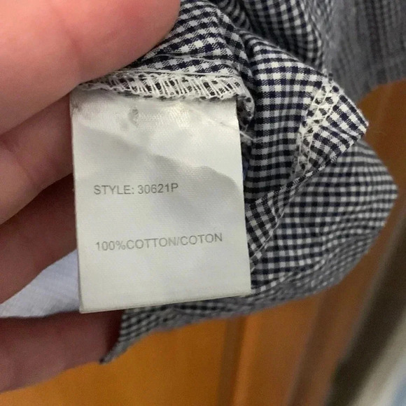 Conrad C navy gingham 16 - Picture 7 of 13